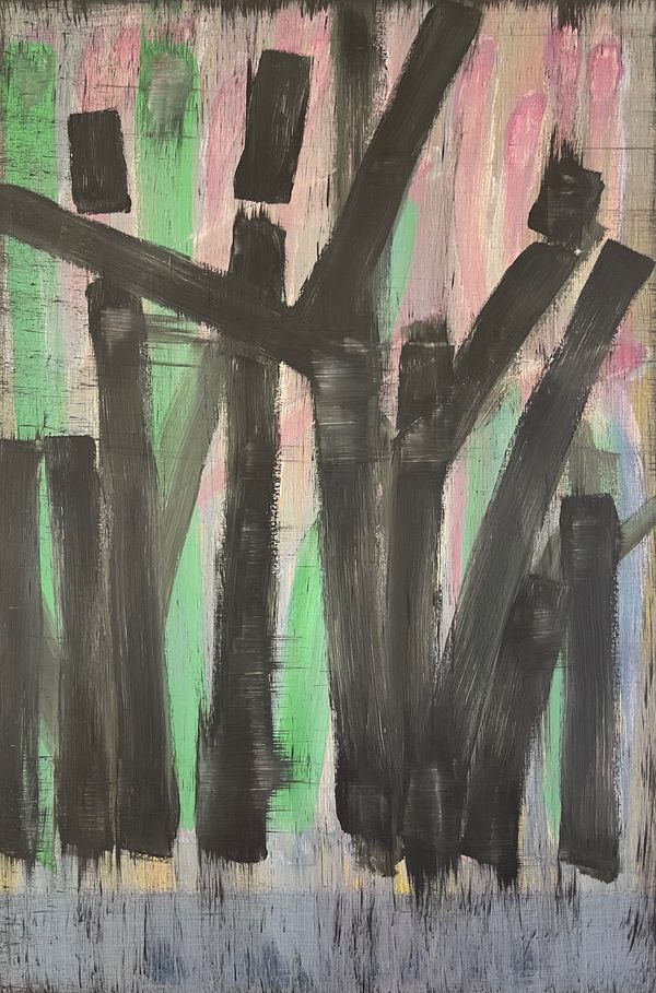 A forest for Franz Kline - Artwork by Reto Visini